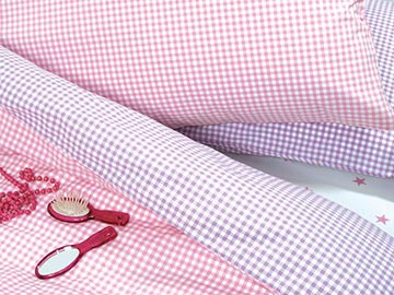 Gingham Pink/Lilac